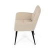 Jídelní židle, béžová, látka, DCH-P3146 CRM2