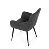 Jídelní židle, šedá, látka, DCH-P3146 GREY2
