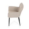 Jídelní židle, béžová, látka, DCH-J2159 CRM2