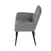 Jídelní židle, šedá, látka, DCH-P3146 SIL2