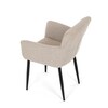 Jídelní židle, béžová, látka, DCH-J2159 CRM2