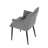 Jídelní židle, šedá, látka, DCH-J2139 GREY2