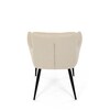 Jídelní židle, béžová, látka, DCH-P3146 CRM2