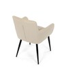 Jídelní židle, béžová, látka, DCH-P3146 CRM2