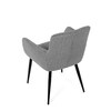 Jídelní židle, šedá, látka, DCH-P3146 SIL2