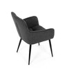 Jídelní židle, šedá, látka, DCH-P3146 GREY2