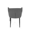 Jídelní židle, šedá, látka, DCH-J2159 GREY2
