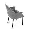 Jídelní židle, šedá, látka, DCH-J2139 GREY2