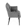 Jídelní židle, šedá, látka, DCH-J2139 GREY2