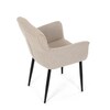 Jídelní židle, béžová, látka, DCH-J2159 CRM2