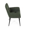 Jídelní židle, zelená, látka, DCH-P3146 GRN2