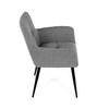 Jídelní židle, šedá, látka, DCH-P3146 SIL2