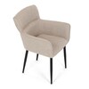 Jídelní židle, béžová, látka, DCH-J2159 CRM2