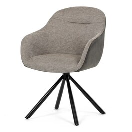 Jídelní židle, béžová, látka, DCH-Y1143 BG2