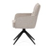 Jídelní židle, béžová, látka, DCH-P3170 LAN2