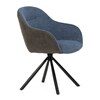 Jídelní židle, modrá, látka, DCH-Y1143 BLUE2