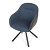 Jídelní židle, modrá, látka, DCH-Y1143 BLUE2