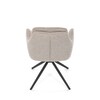 Jídelní židle, béžová, látka, DCH-P3174 LAN2