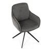 Jídelní židle, šedá, látka, DCH-P3174 GREY2