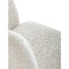 Jídelní židle, krémová, látka bouclé, DCH-W1117 CRM2