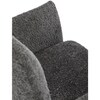 Jídelní židle, šedá, látka bouclé, DCH-W1117 GREY2