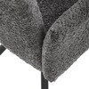 Jídelní židle, šedá, látka bouclé, DCH-W1117 GREY2