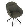 Jídelní židle, zelená, látka, DCH-Y1143 GRN2