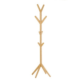 Stojanový věšák, bambus, přírodní, DR-B017 NAT
