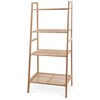 Regál, dřevo, přírodní, DR-N133 NAT