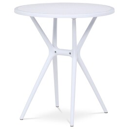 Zahradní stůl plast, bílá, DT-X7007 WT