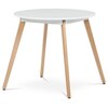 Kulatý jídelní stůl 80x80cm, mdf DT-316 WT