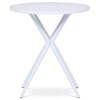 Zahradní stůl plast, bílá, DT-X7007 WT