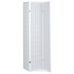 Paraván, masiv, bílá, EF-E803 WT