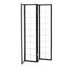 Paraván, masiv, černá, EF-E804 BK
