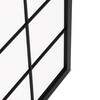 Paraván, masiv, černá, EF-E804 BK
