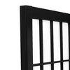 Paraván, masiv, černá, EF-E803 BK