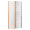 Paraván, masiv, bílá, EF-L185 NAT