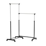 Stojan na šaty, plast, černá, GD-174 BK