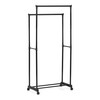 Stojan na šaty, kov, černá, GD-164 BK