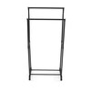 Stojan na šaty, kov, černá, GD-164 BK