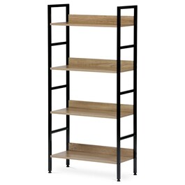 Regál, mdf, hnědá, GD-314 OAK