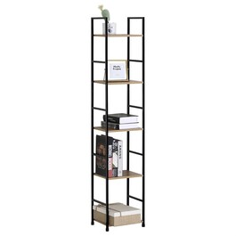 Regál, mdf, hnědá, GD-215 OAK