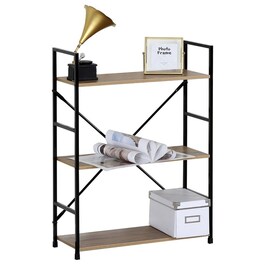 Regál, mdf, hnědá, GD-223 OAK