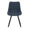 Jídelní židle, modrá, látka, HC-465 BLUE2