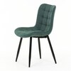 Jídelní židle, zelená, látka, HC-462 GRN2