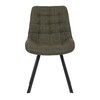 Jídelní židle, zelená, látka, HC-465 GRN2