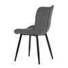 Jídelní židle, šedá, látka, HC-462 GREY2