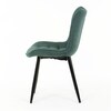 Jídelní židle, zelená, látka, HC-462 GRN2