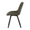 Jídelní židle, zelená, látka, HC-465 GRN2