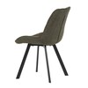 Jídelní židle, zelená, látka, HC-465 GRN2
